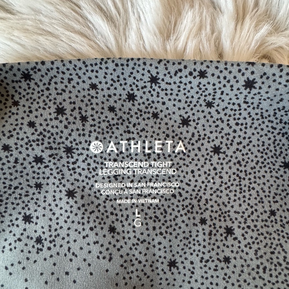 Athleta Transcend Tight Star Pattern Leggings - image 4